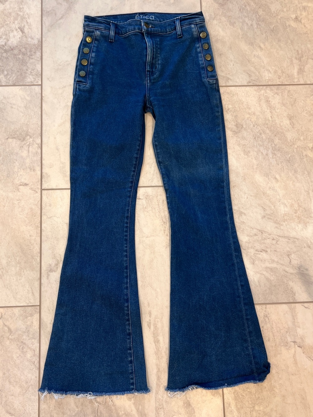 ética Nina Dark Wash High Rise Jeans